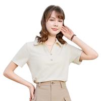  Betu/百图 复古学院POLO领 女士T恤