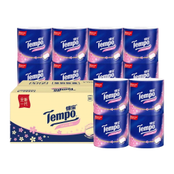Tempo 得宝 卷纸 4层160g16卷 樱花香味