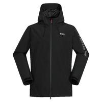 拓路者硬壳冲锋衣三合一女抓绒内胆秋冬季防风保暖外套夹克城市轻户外 黑色-腋下拉链-抓绒内胆 L