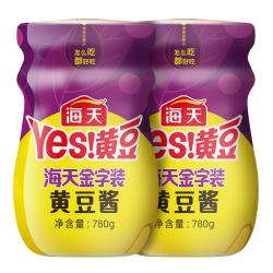 海天 豆瓣酱金字装黄豆酱780g*2