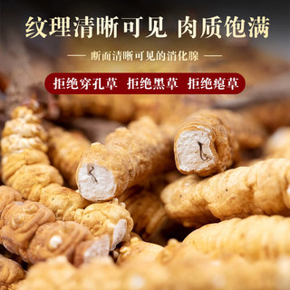 山威 冬虫夏草1g 断草冻干高洁净虫草 高海拔自用实惠 （5-7条1克）