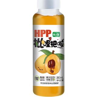 康之味HPP100%枇杷汁鲜果原榨NFC非浓缩纯果蔬汁饮品整箱 枇杷汁260ml*6瓶