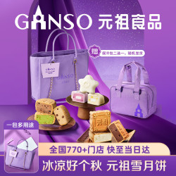 元祖食品 Ganso 元祖月饼礼盒 台式冰皮冰淇淋中秋高档 雪中集冰淇淋 18枚