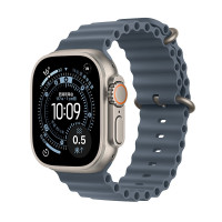 国家补贴：苹果 Apple Watch Ultra 3 智能手表49毫米原色钛金属表壳铁锚蓝色海洋表带
