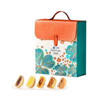 鲜品屋月饼礼盒新式月饼流心蛋黄莲蓉 鲜品瑞月930g【高端礼盒】