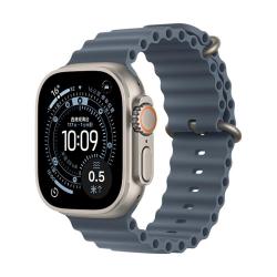 Apple Watch Ultra 3 蜂窝版 49mm原色钛金属 铁锚蓝表带 智能手表