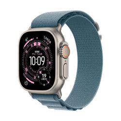 Apple 蜂窝网络 智能手表  浅蓝色 原色 49mm