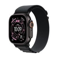 Apple Watch Ultra 3 智能手表49毫米黑色钛金属表壳黑色高山回环式表带M