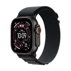 Apple Watch Ultra 3 蜂窝版 49mm黑色钛金属 高山回环式表带L 智能手表