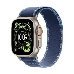 Apple Watch Ultra 3 蜂窝版 49mm原色钛金属 蓝色表带 智能手表