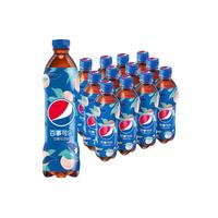 百事可乐太汽系列 可乐汽水碳酸饮料 Pepsi百事 白桃乌龙500ml*12瓶