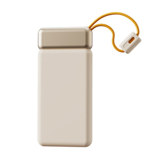 幻响 S12 自带双线 米色 10000mAh 移动电源
