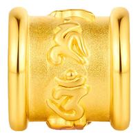 曼卡龙黄金转运珠六字箴言路路通经典百搭手链定价