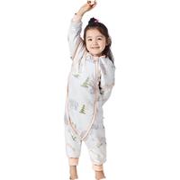 ibaby睡袋恒温婴儿睡袋宝宝分腿式连体睡衣抑菌防踢被【秋冬夹棉】FF 【春秋款】花花猪仔(室温20-24℃) 100码【身高90-100cm】