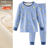 Disney/迪士尼 加绒加厚 儿童内衣套装 110 适合105-115 A类国家标准