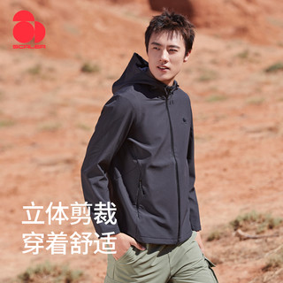 SCALER思凯乐户外软壳衣男女春秋防风加绒登山服徒步外套小个子 【女款】米白/防风蓄暖 XXXL