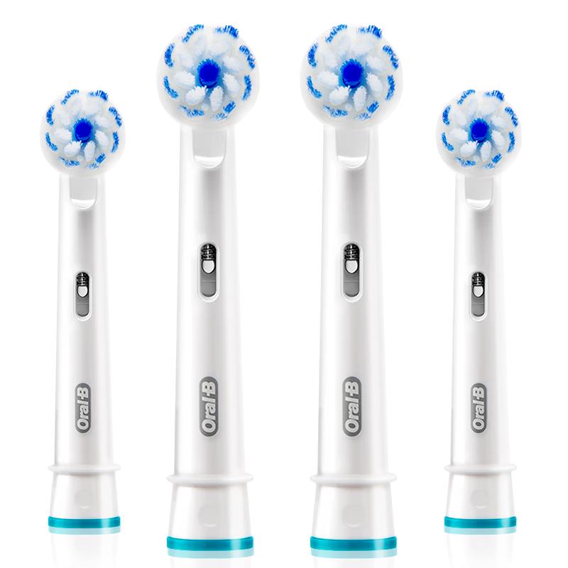  Oral-B/欧乐B 超细毛柔护 电动牙刷头  4个