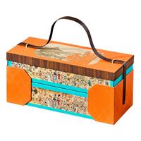 潤之禧三层月饼18饼礼盒装 流心月饼蛋黄莲蓉高端双层硬盒 竹篮【升级流心月饼】/12饼12味720g