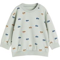 H&M童装女婴幼童卫衣休闲洋气棉质套头长袖上衣0579010 /40 (0-1M)