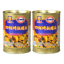 梅林B2 梅林 四鲜烤麸罐头 354g*2罐