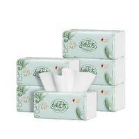 心相印抽纸 绒立方系列80抽*6包M码柔厚加倍 吸水性强