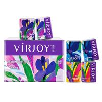 唯洁雅 鸢尾印花 手帕纸 4层5张24包(210*210mm)