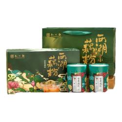 知味观 西湖藕粉礼盒 杭州特产早餐代餐冲饮坚果藕粉700g
