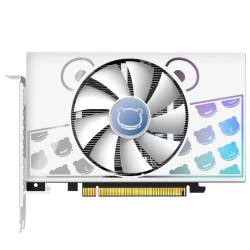 盈通 RX 6500 XT 4G D6 萌宠 显卡 4GB 白色