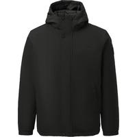 HLA海澜之家棉服男25轻商务经典系列连帽外套男冬季 黑色（净色）(10) L 175/92A(L)137~150斤