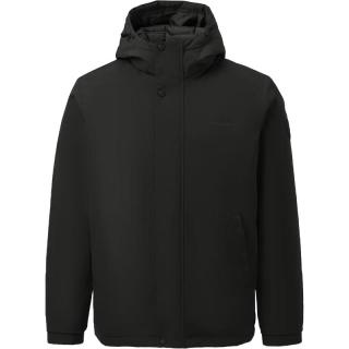 HLA海澜之家棉服男25轻商务经典系列连帽外套男冬季 黑色（净色）(10) XL 180/96A(XL)151~164斤