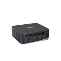 AOC迷你小电脑主机M6 高性能商务办公家用娱乐台式主机(12代酷睿i5 16GB 1TB支持双联屏 壁挂)