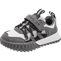 哈比熊童鞋春秋季儿童运动鞋男童网面透气跑步鞋女童鞋轻盈百塔跑鞋 灰白 37 脚长23.0cm/内长24.0