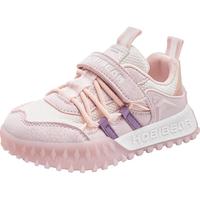 哈比熊童鞋春秋季儿童运动鞋男童网面透气跑步鞋女童鞋轻盈百塔跑鞋 粉色 34 脚长21.0cm/内长22.0