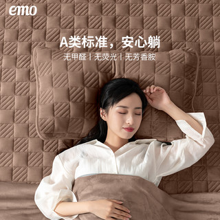 一默暖垫床盖加绒牛奶绒床褥加绒垫子冬季保暖绑带榻榻米床褥垫被