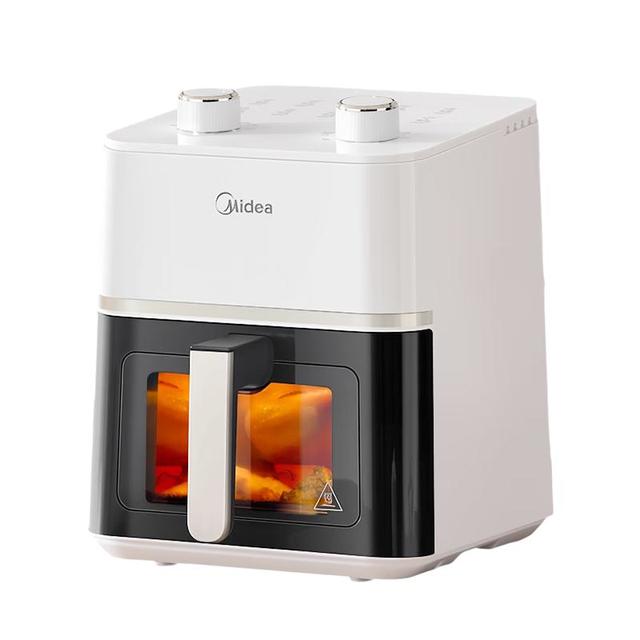 美的 可视多功能 空气炸锅  白色 4.5L