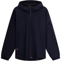 TOMMY HILFIGER 25春夏男装防风防水潮流休闲运动户外连帽软壳夹克外套 藏青色DW5 M （：135-150斤）