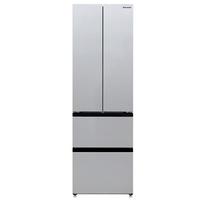 Panasonic 400升超薄嵌入四门法式冰箱银离子60cm宽占地小变频风冷无霜