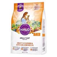 HALO 自然光环 ALO 自然光环 美国自然光环纯鲜肉猫粮进口猫粮健美鸡肉成猫鲜鸡肉10磅