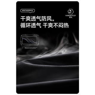 JEEP SPIRIT 三合一冲锋衣 男款-黑色 2XL 男士夹克
