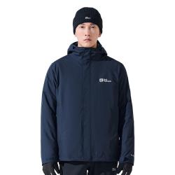 Jack Wolfskin 5012776 防水保暖抓绒三合一冲锋衣 宝蓝色 M