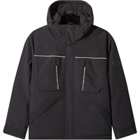 卡宾男装90鸭绒羽绒服宽松保暖外套工装街头 煤黑色 XL