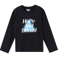 安奈儿童装男女童圆领长袖针织衫2025秋新款