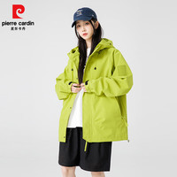皮尔·卡丹 防水 冲锋衣  荧光绿  L