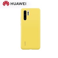 HUAWEI/华为P30/P30Pro手机保护壳液态硅胶高档轻薄皮革简约时尚透明软套全包PC壳防摔原厂