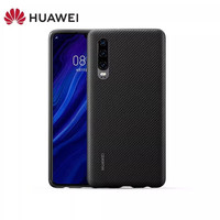 HUAWEI/华为P30/P30Pro手机保护壳液态硅胶高档轻薄皮革简约时尚透明软套全包PC壳防摔原厂