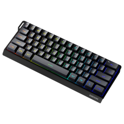 前行者 三模静音 无线键盘  黑色 RGB