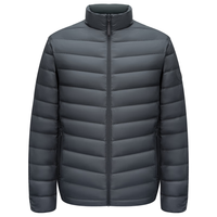 移动端、京东百亿补贴：波司登 25年短款轻薄羽绒服男款90绒户外野营登山旅游修身立领外套