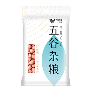 吾谷为伴 白皮花生米 500g 袋装