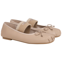 CHARLES&KEITH25冬平底蝴蝶结玛丽珍鞋芭蕾舞鞋CK1-70920211 Nude肉色 41 （260）