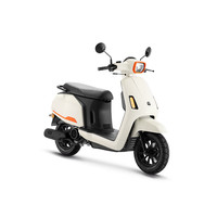 标致 FZFLY125 风冷 踏板摩托车 冰雪白/哑光橙